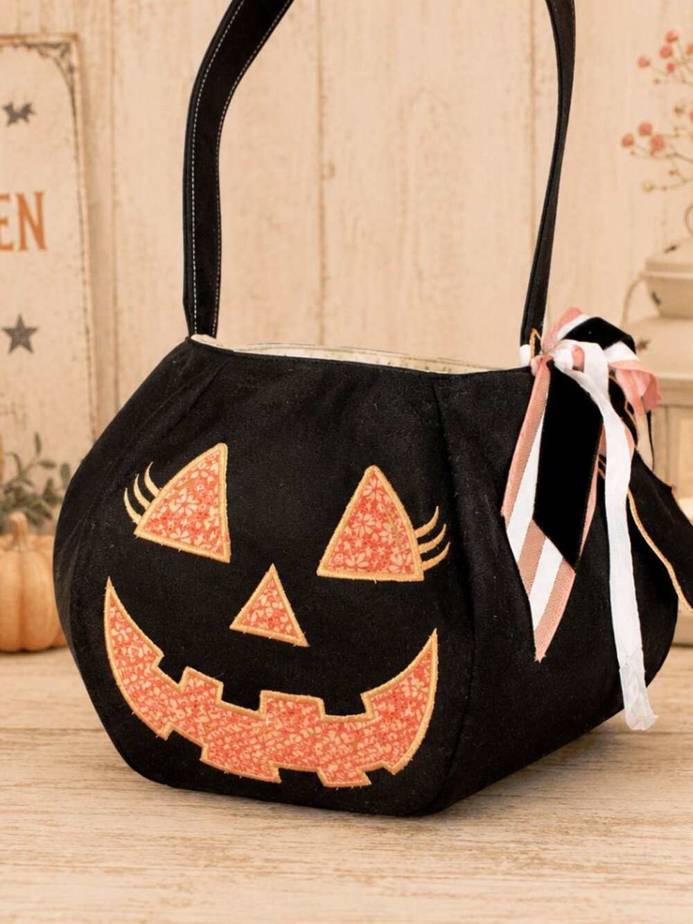 Trick or Treat Bag Halloween Candy Bucket Pumpkin